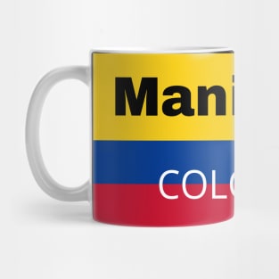 Manizales City in Colombia Flag Mug